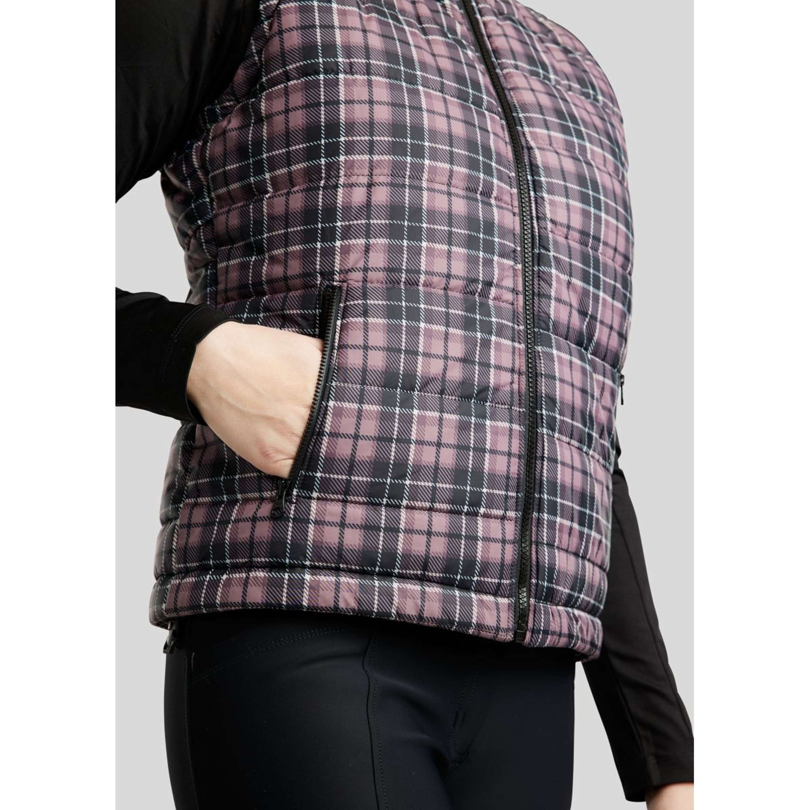Montar Chaleco MoCheri Reversible Black Peony