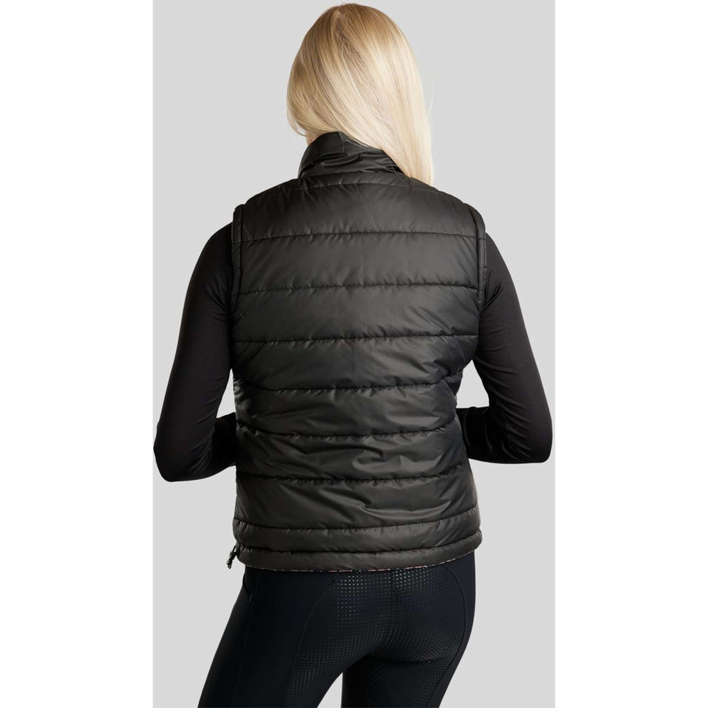 Montar Chaleco MoCheri Reversible Black Peony