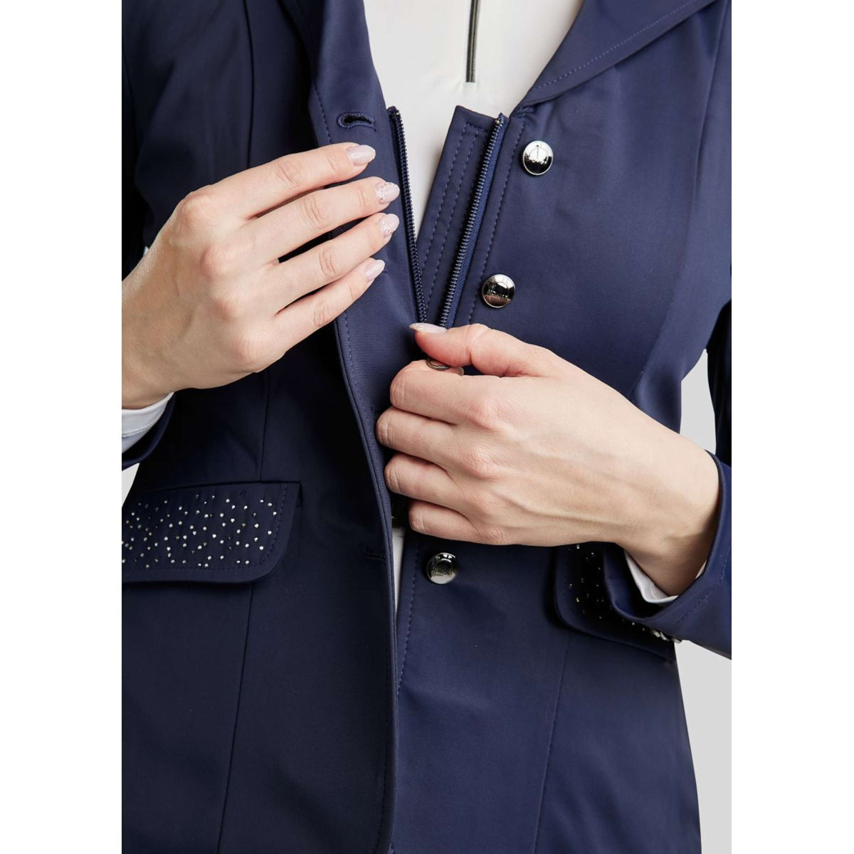 Montar Chaqueta de Competición MoEmilia Navy