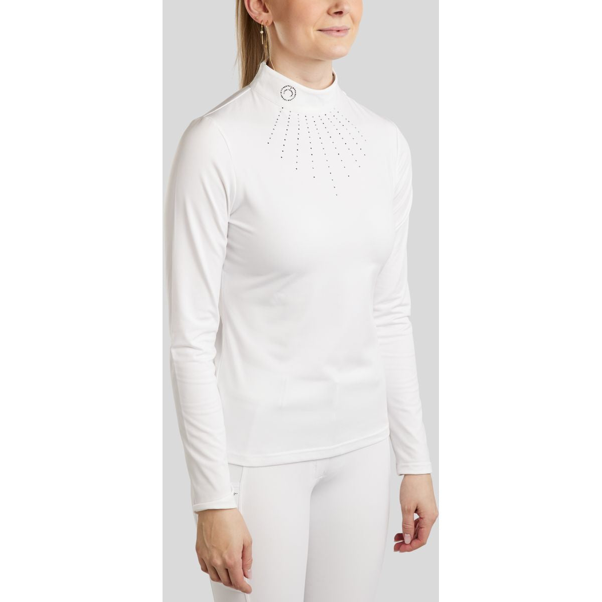 Montar Camiseta de Competición MoEmilia Mangas Largas Blanco