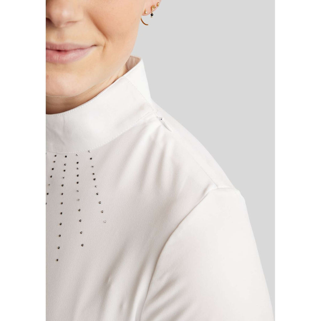 Montar Camiseta de Competición MoEmilia Mangas Largas Blanco