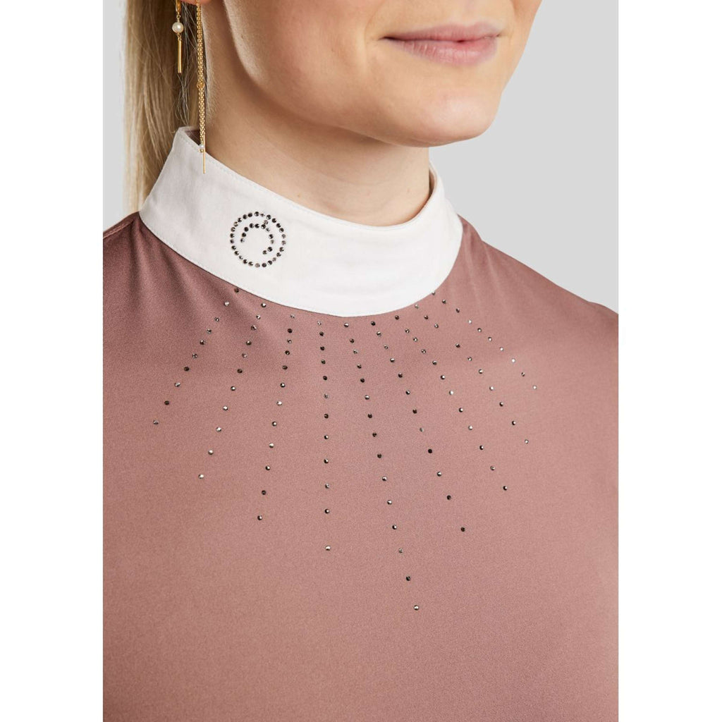 Montar Camiseta de Competición MoEmilia Mangas Largas Dusty Rose