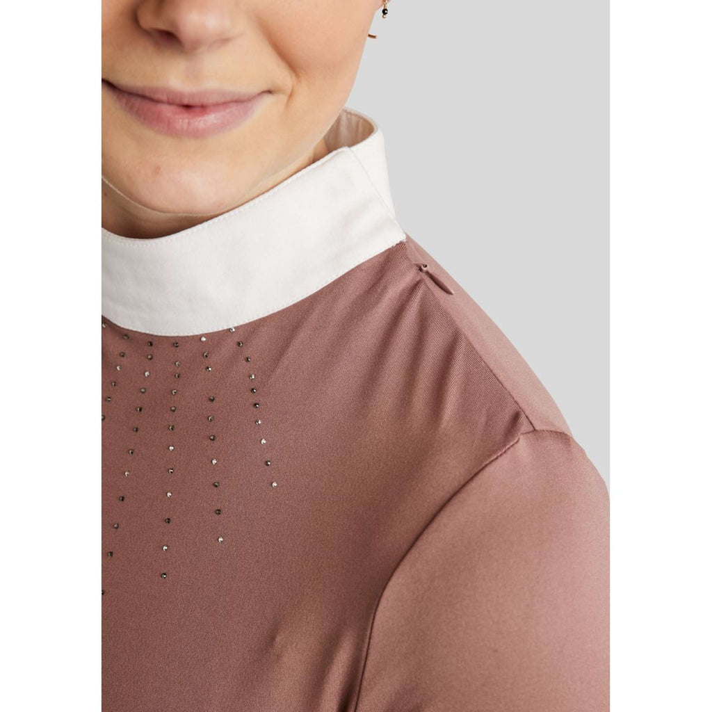 Montar Camiseta de Competición MoEmilia Mangas Largas Dusty Rose