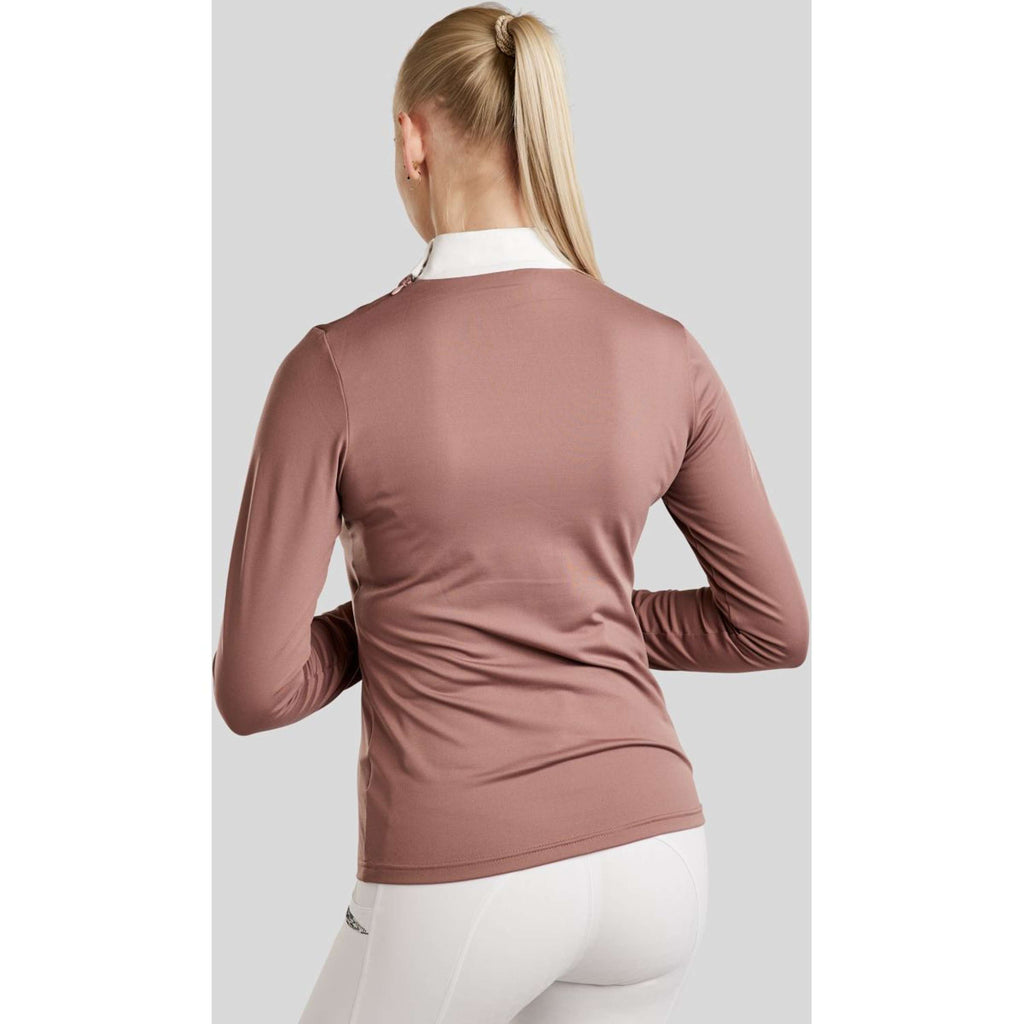 Montar Camiseta de Competición MoEmilia Mangas Largas Dusty Rose