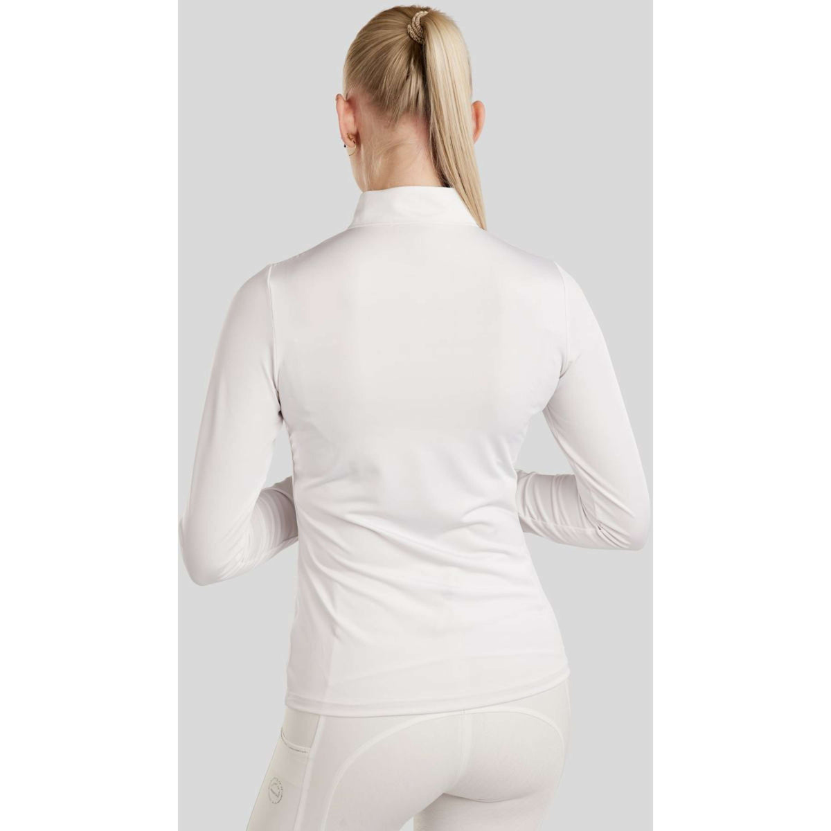 Montar Camiseta de Competición MoCha Mangas Largas Blanco