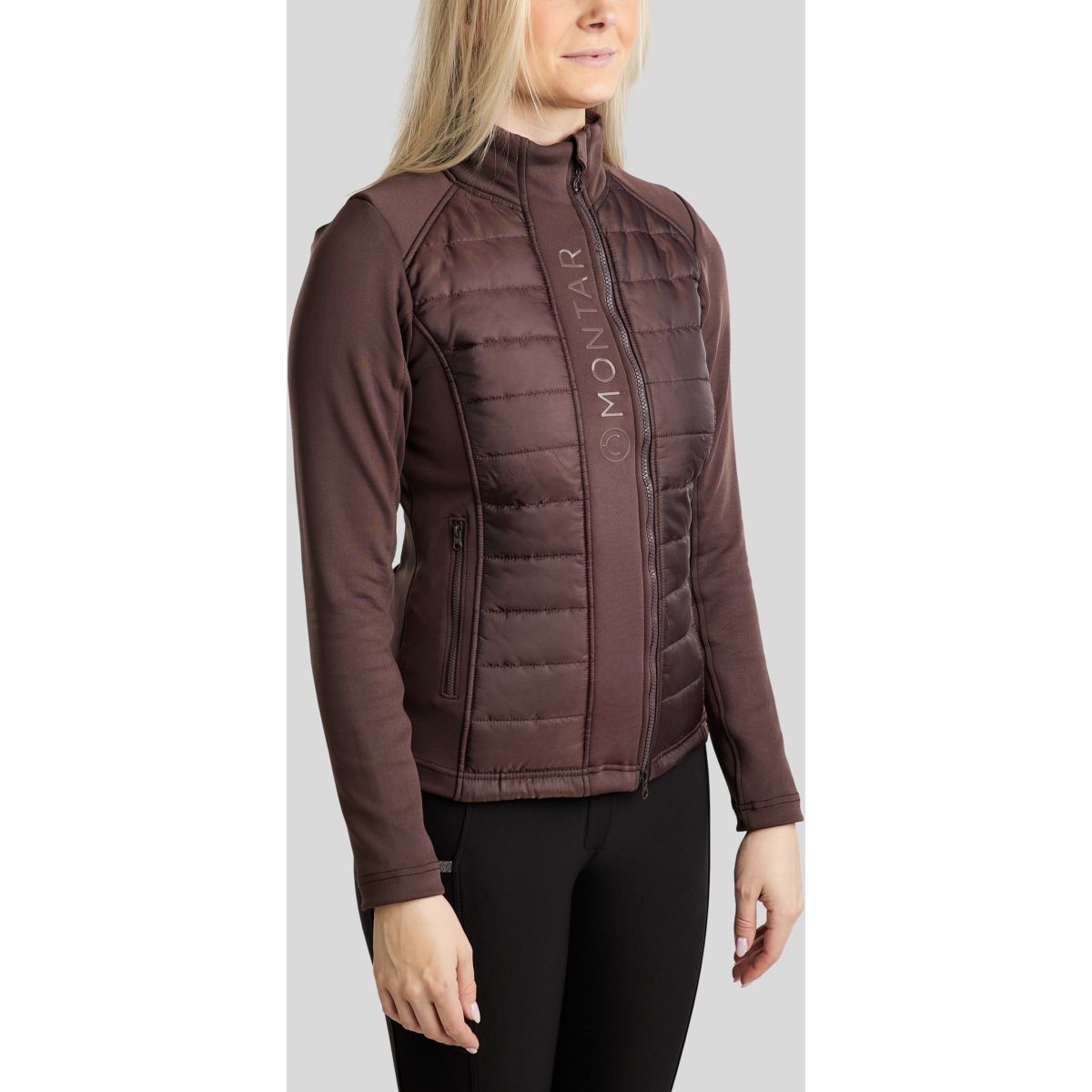 Montar Sudadera con capucha y cremallera Emma Black Peony