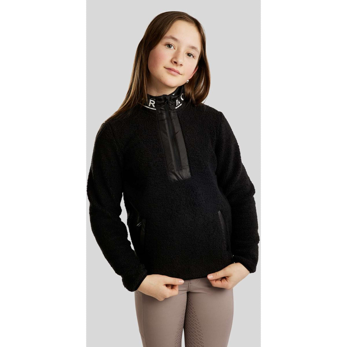 Montar Sudadera con capucha y cremallera MoSille Negro
