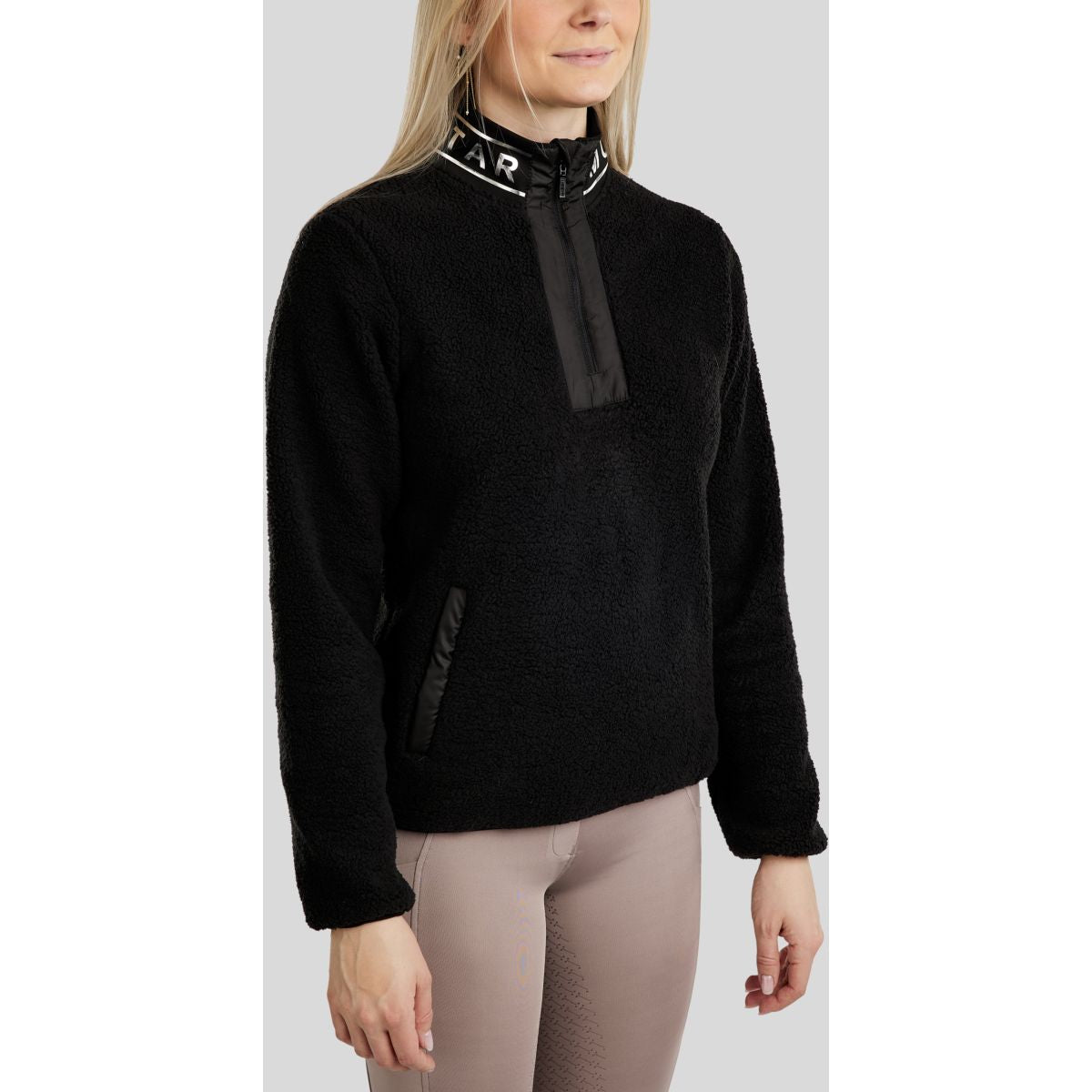 Montar Sudadera con capucha y cremallera MoSille Negro