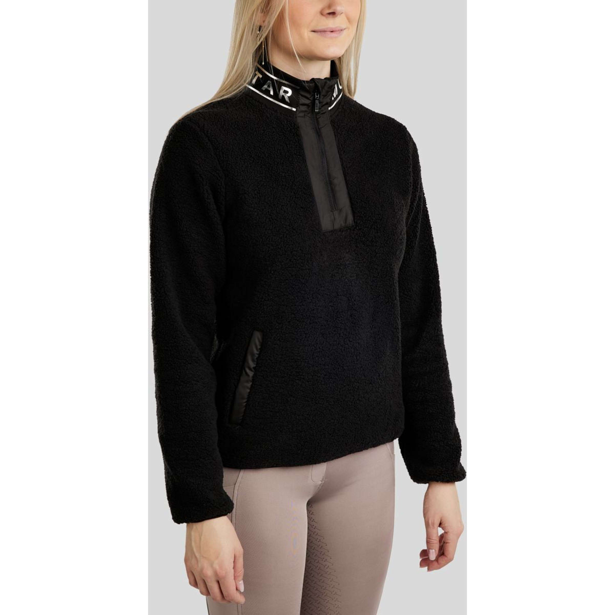 Montar Sudadera con capucha y cremallera MoSille Negro