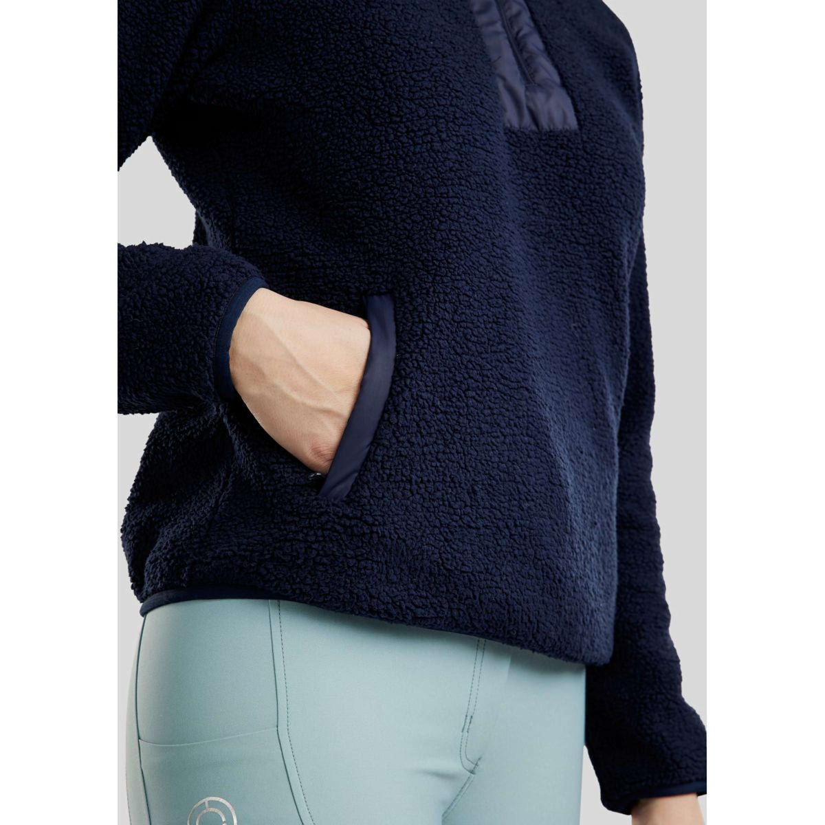 Montar Sudadera con capucha y cremallera MoSille Navy