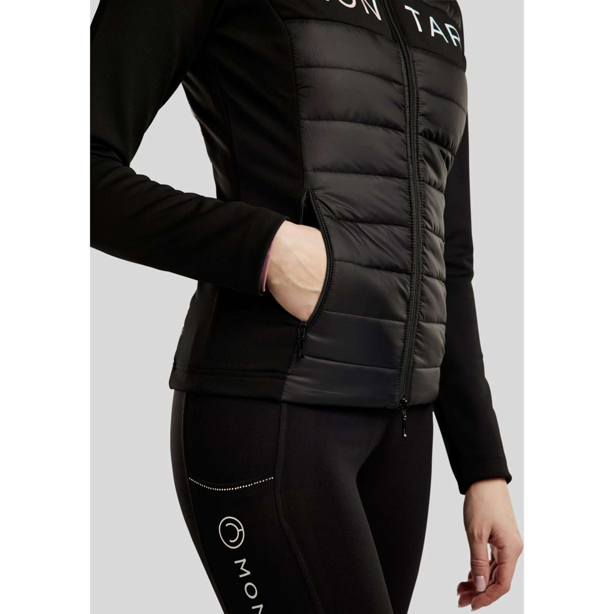 Montar Sudadera con capucha y cremallera MoCha Negro
