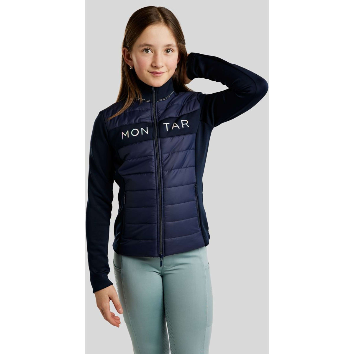 Montar Sudadera con capucha y cremallera MoCha Navy