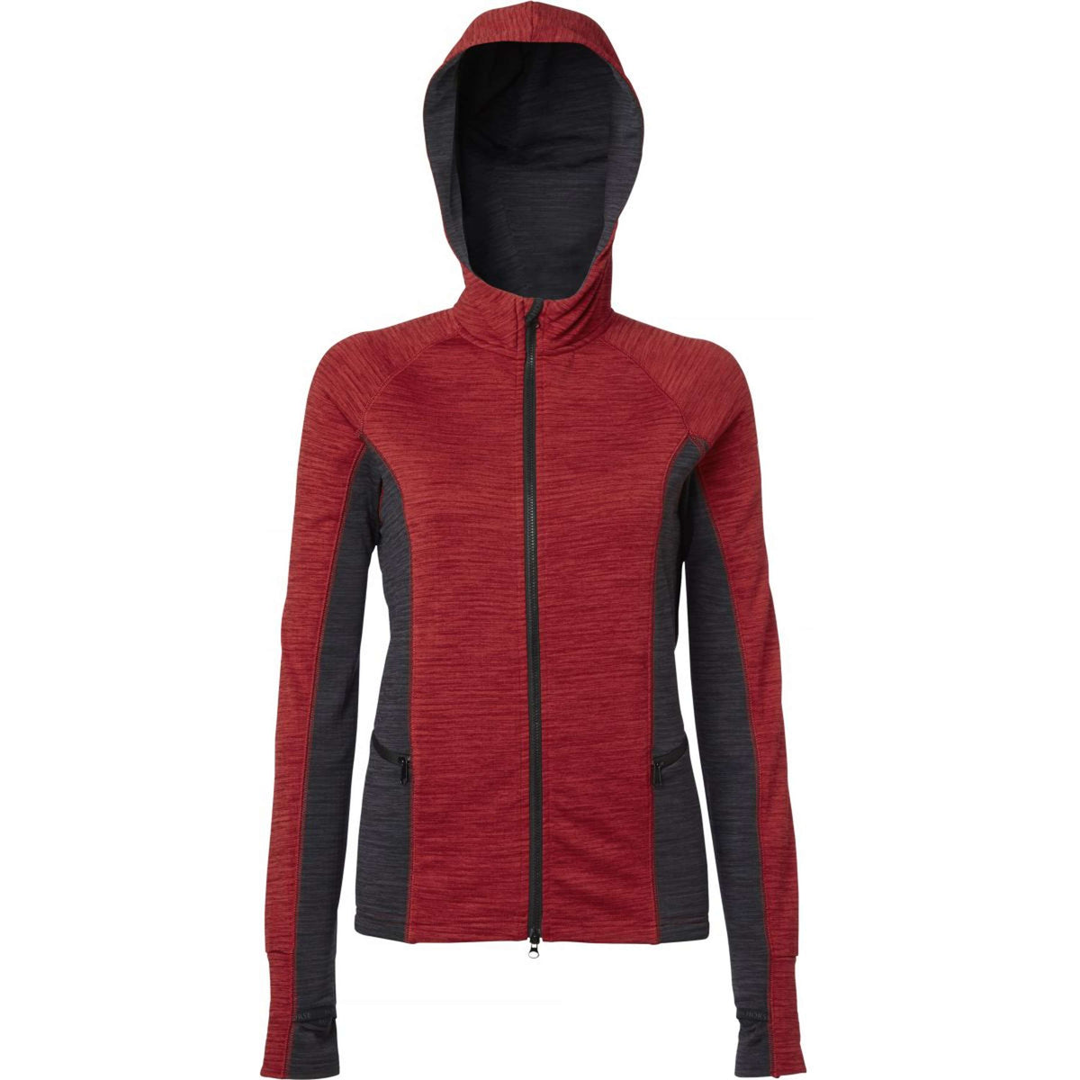 Mountain Horse Sudadera con capucha y cremallera Bella Tech Fleece con Capucha Rojo
