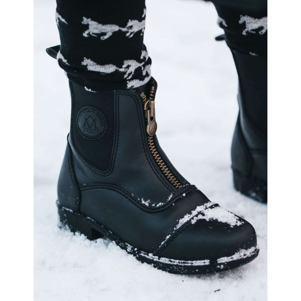 Mountain Horse Botines Veganza Potrero Joven Negro