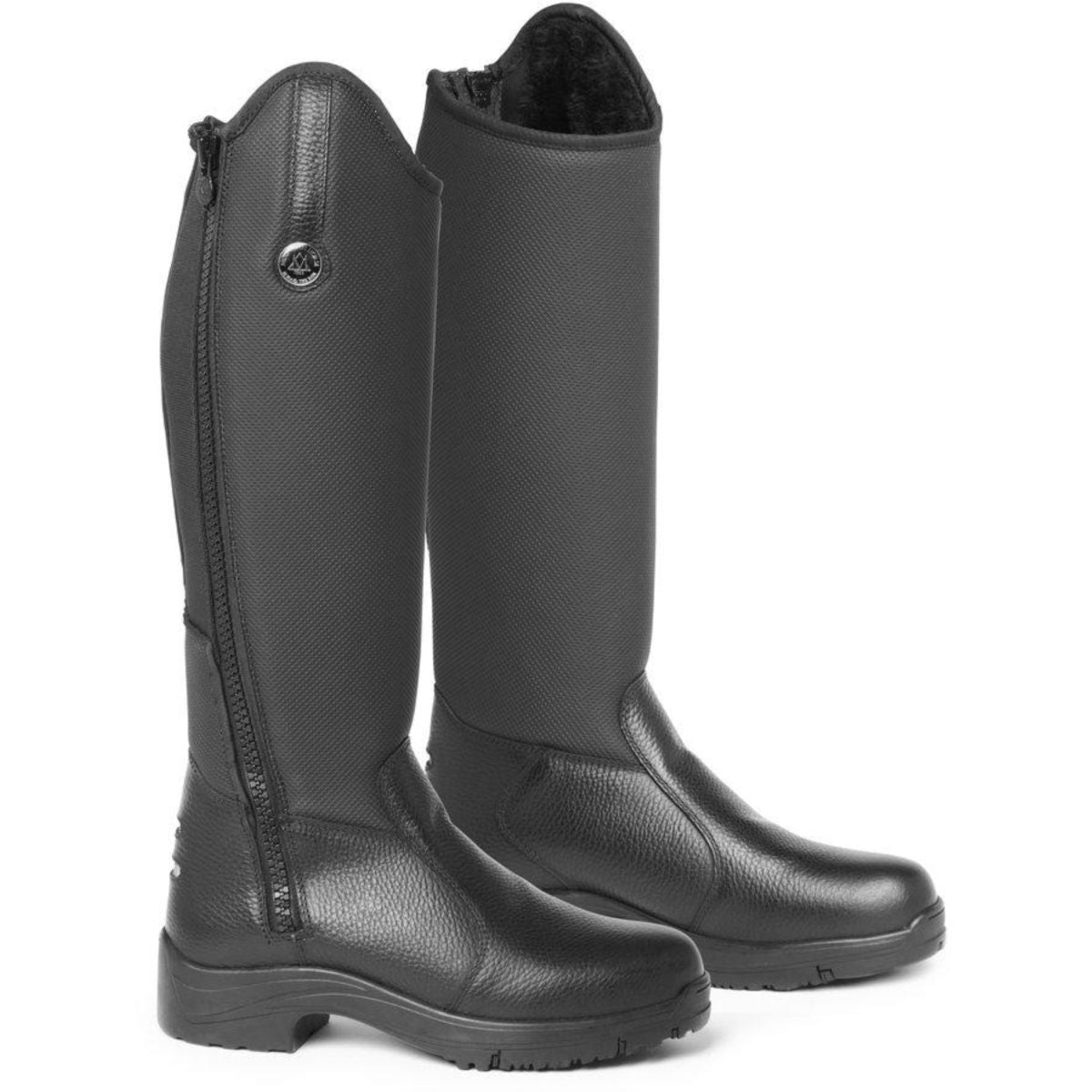 Mountain Horse Botas de Equitación Active Winter Young Negro