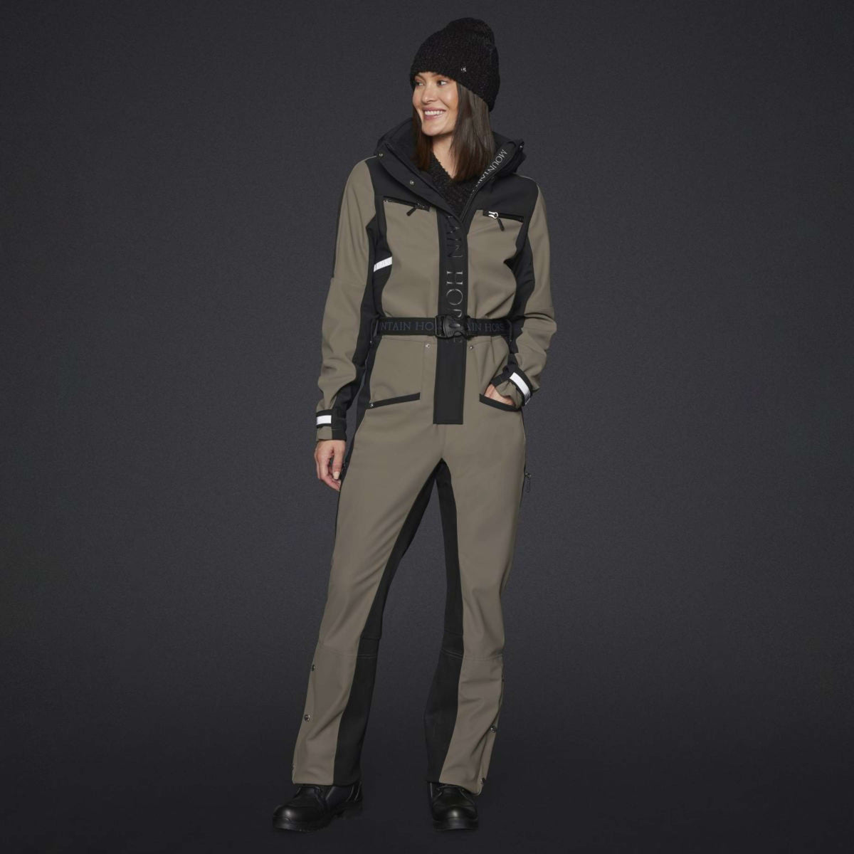 Mountain Horse Mono de equitación Jen Softshell Urban Taupe