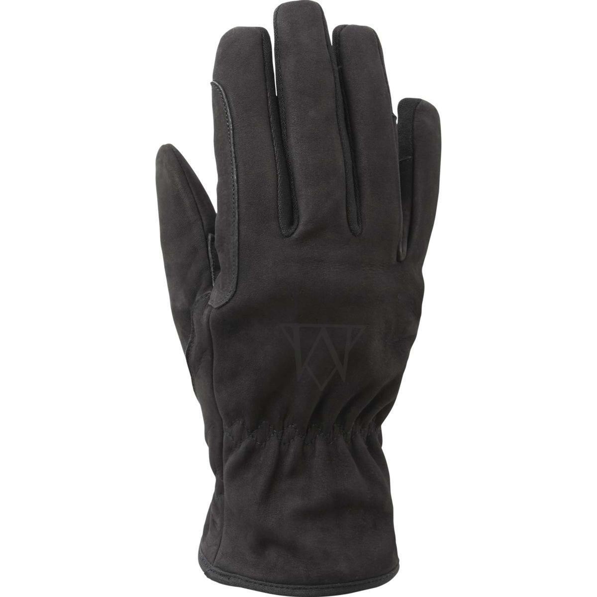 Mountain Horse Guantes Leather Fleece Negro