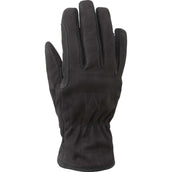 Mountain Horse Guantes Leather Fleece Negro