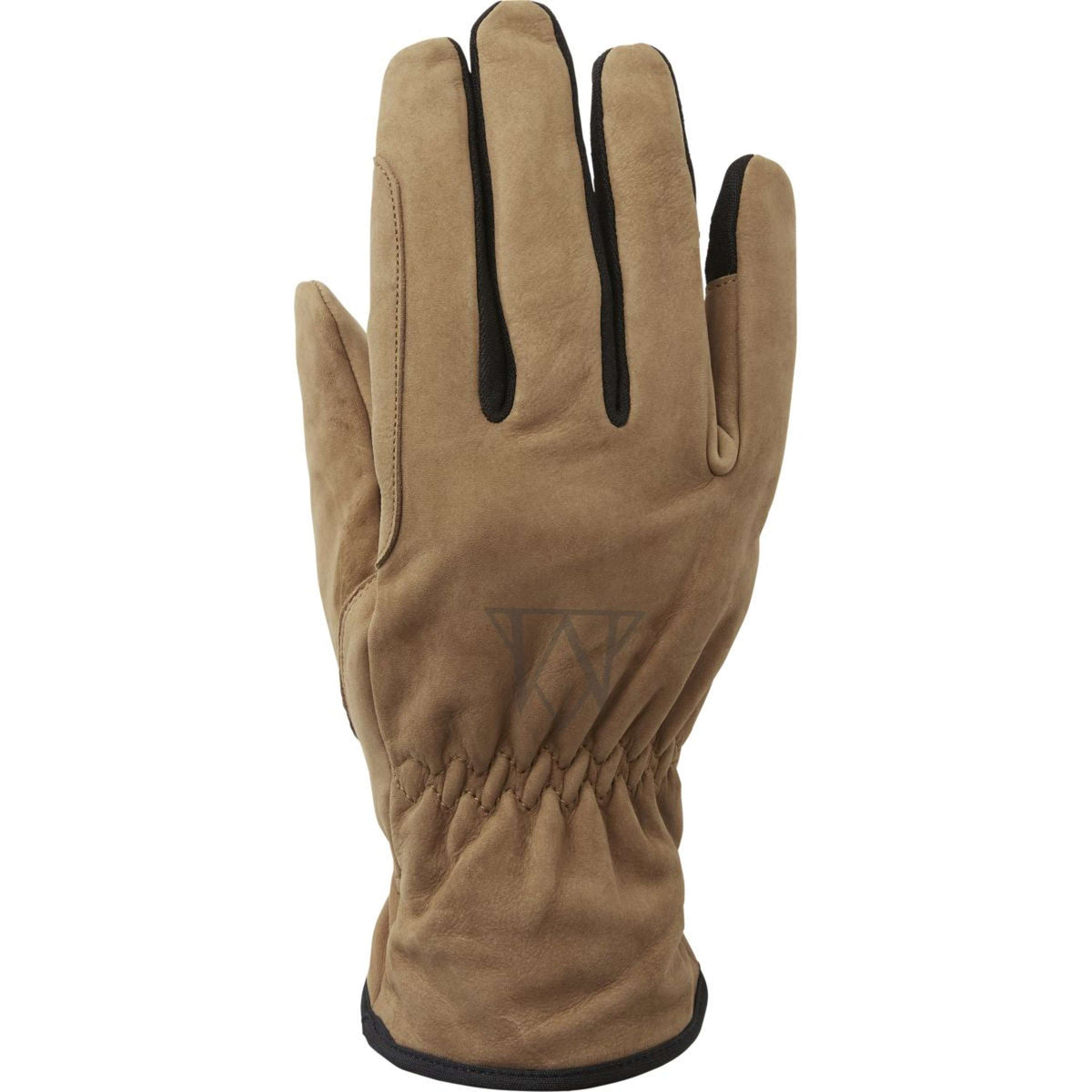 Mountain Horse Guantes Leather Fleece Marron claro