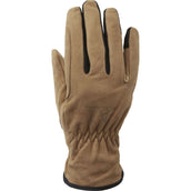 Mountain Horse Guantes Leather Fleece Marron claro