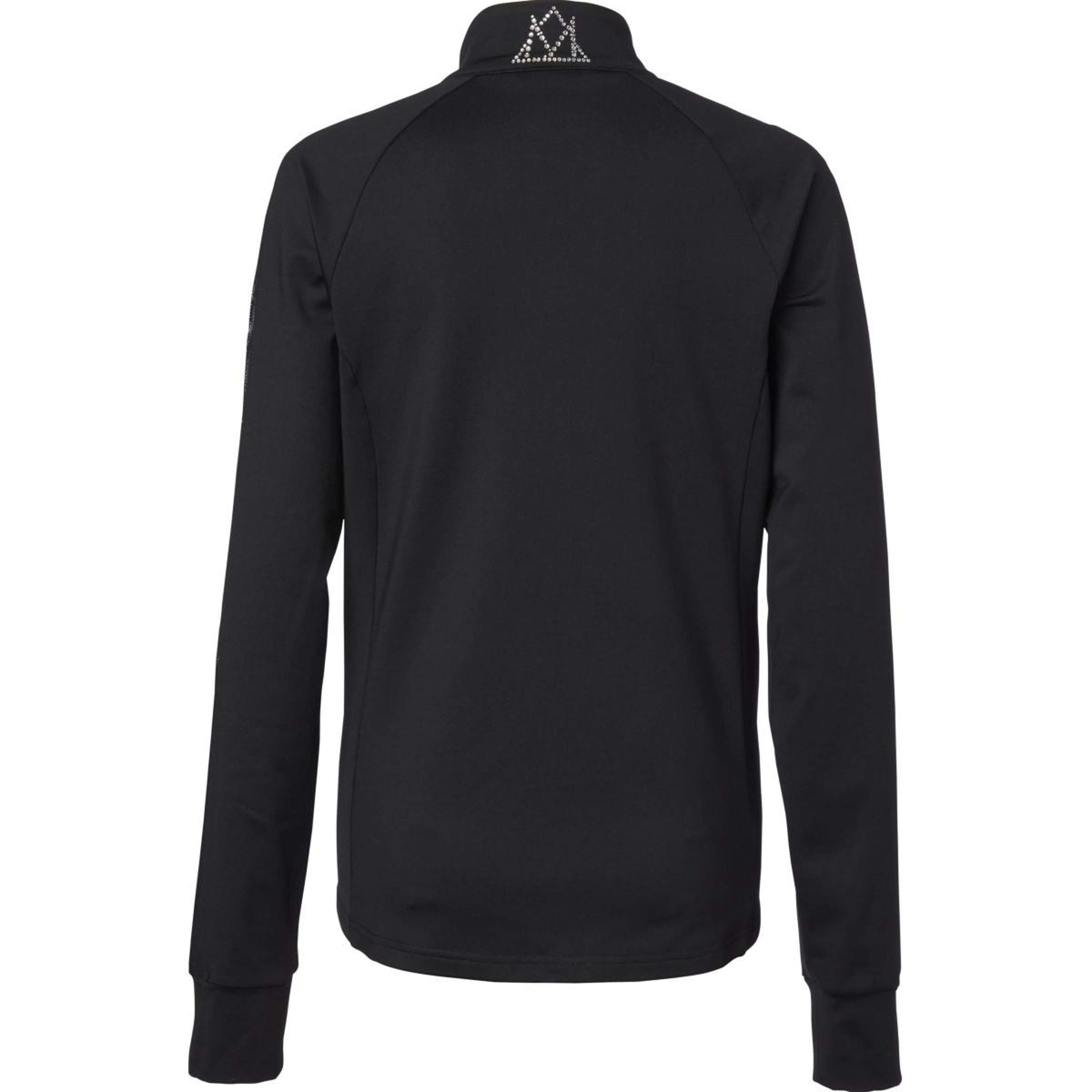 Mountain Horse Sudadera con capucha y cremallera Opal Tech Fleece Negro