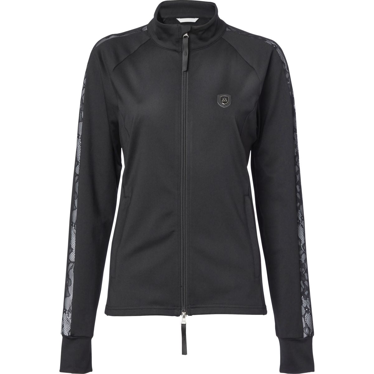 Mountain Horse Sudadera con capucha y cremallera Opal Tech Fleece Negro