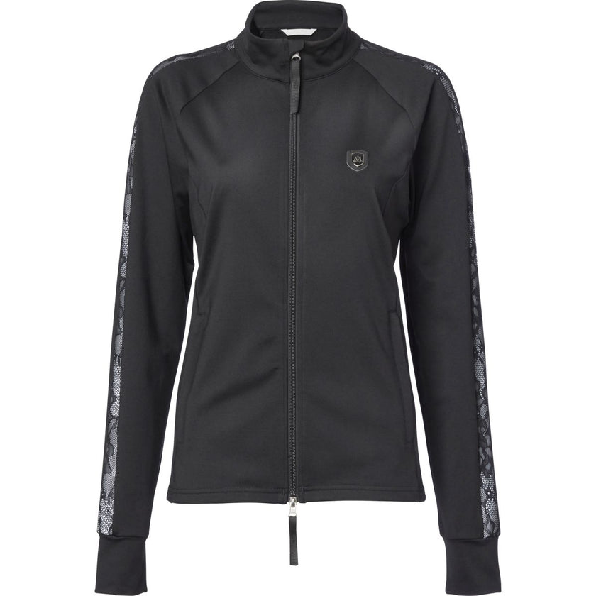 Mountain Horse Sudadera con capucha y cremallera Opal Tech Fleece Negro