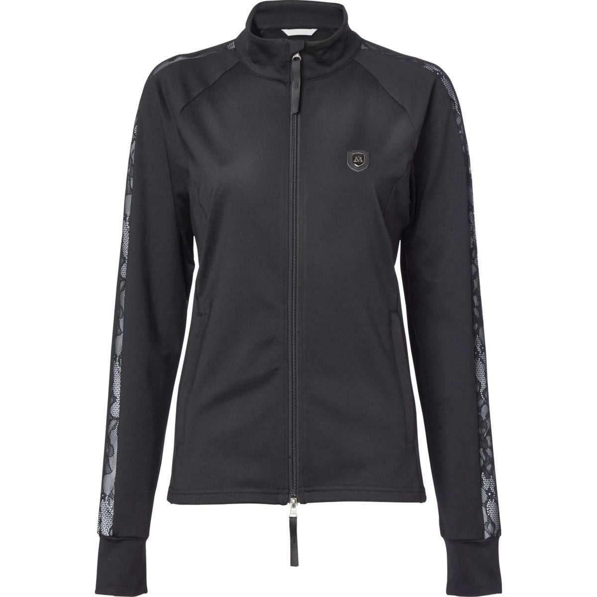 Mountain Horse Sudadera con capucha y cremallera Opal Tech Fleece Negro