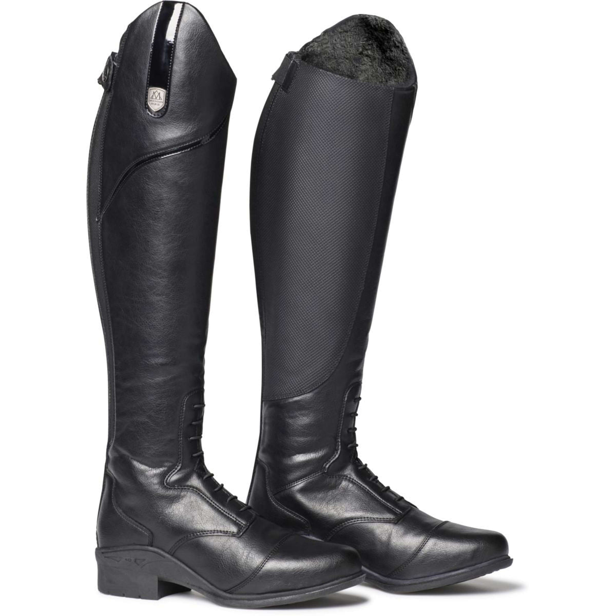 Mountain Horse Botas de Equitación Veganza Winter Tall Negro