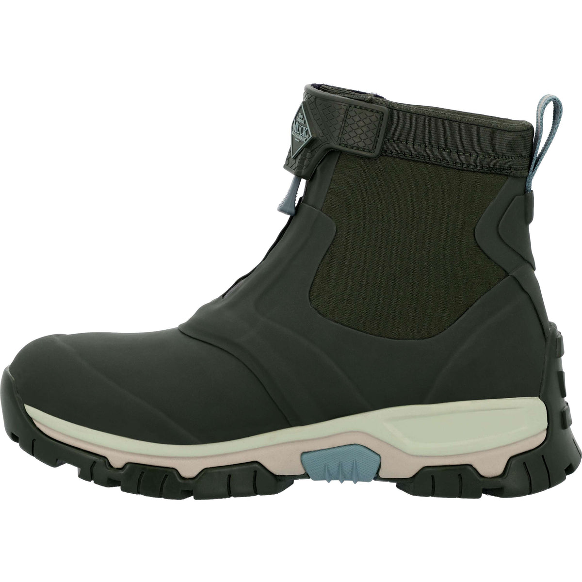 Muck Boot Botas de Establo Apex Zip Mujer Musgo/Menta