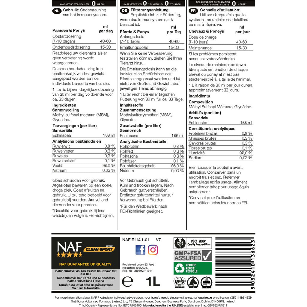 NAF Equinácea Plus Líquido