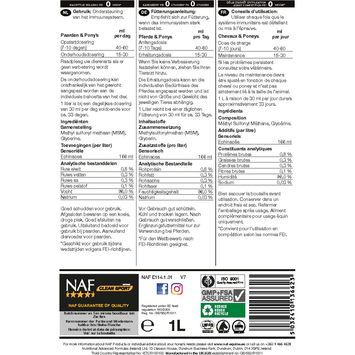 NAF Equinácea Plus Líquido