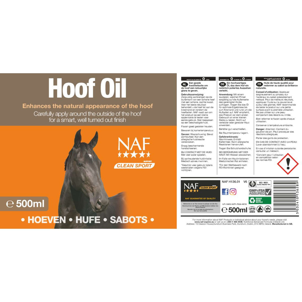 NAF Aceite para Cascos