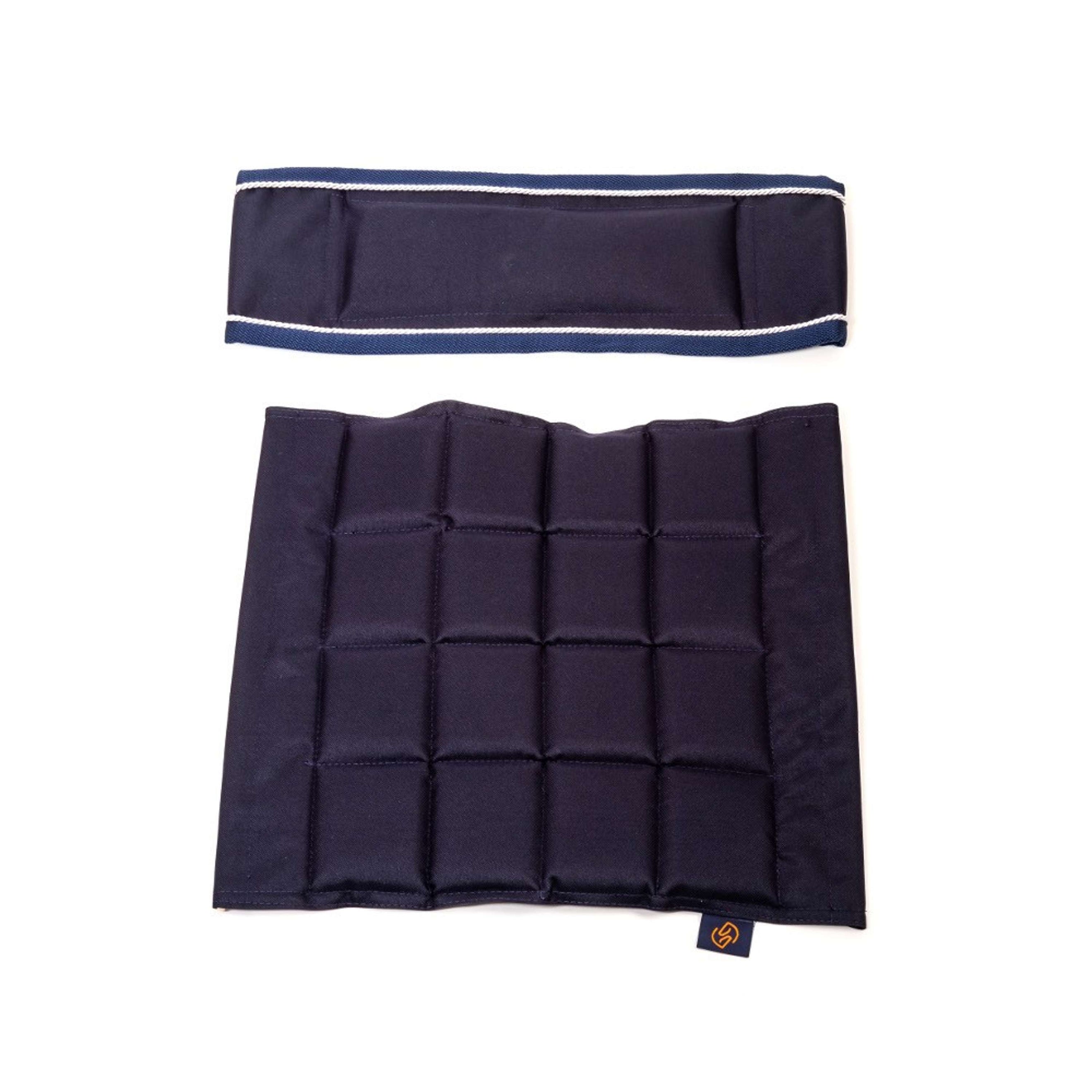 One Equestrian Asiento y respaldo Marino/Plata