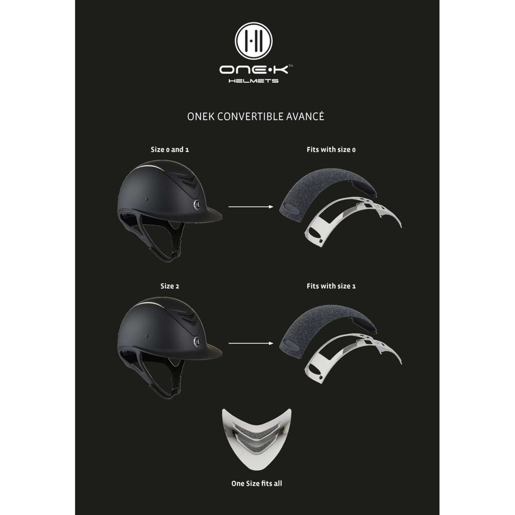 OneK Casco Avancé Convertible Matt Navy