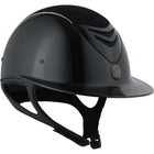 OneK Casco Avancé Glossy Chamude Líneas Chrome Negro