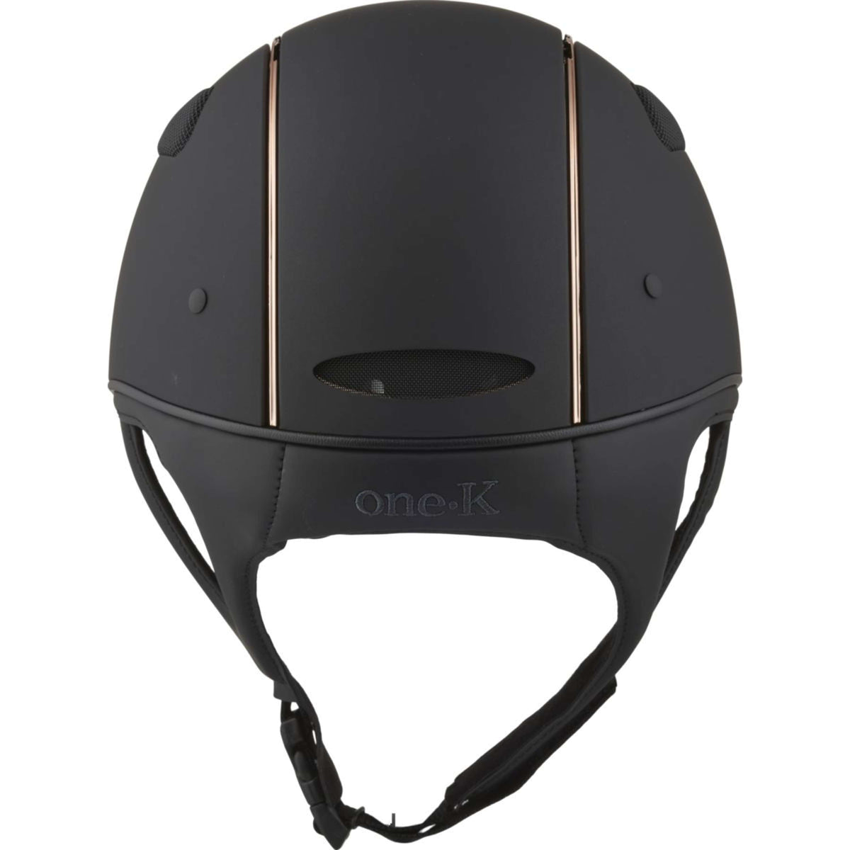 OneK Casco Defender Pro Matt Líneas Rosegold Negro