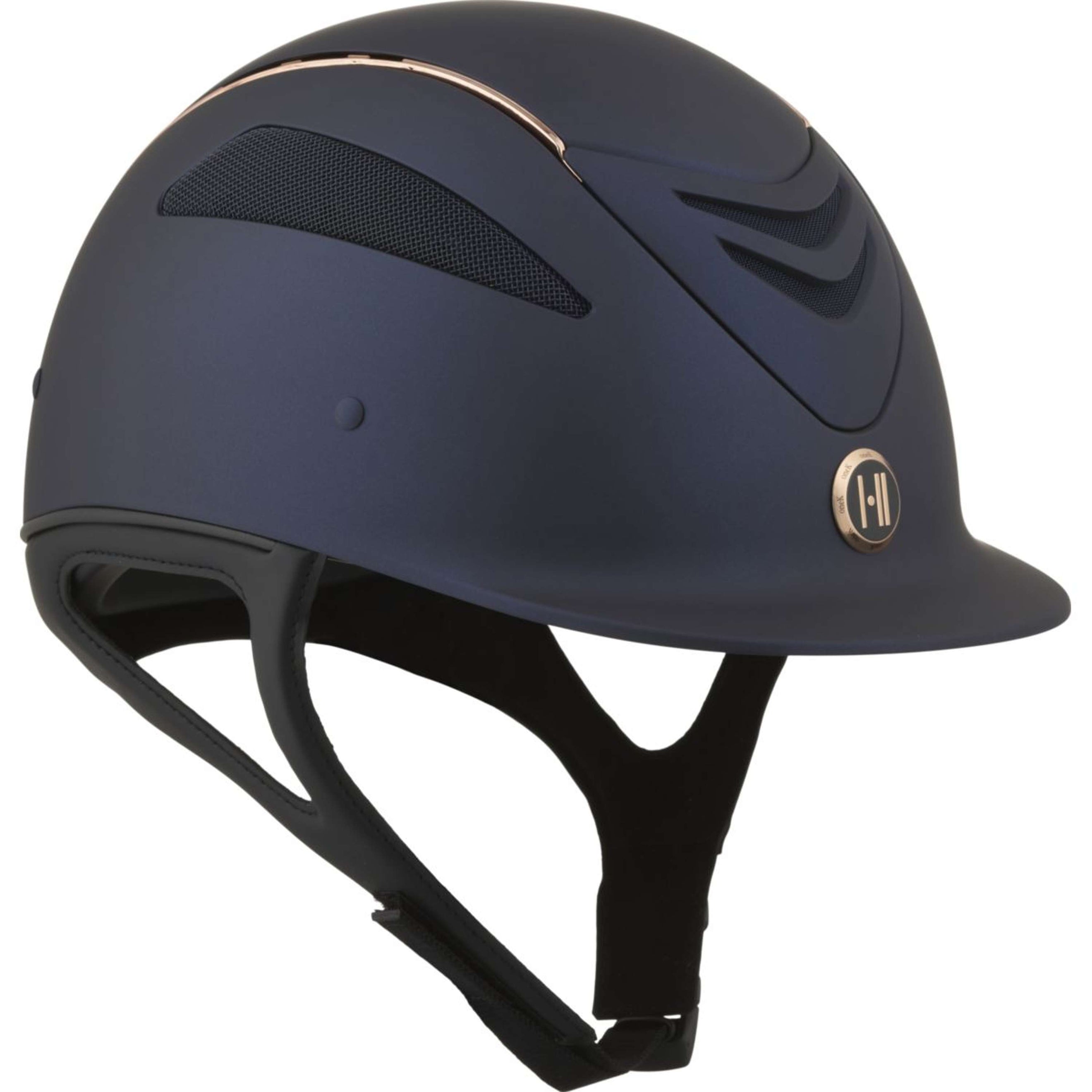 OneK Casco Defender Pro Matt Líneas Rosegold Navy
