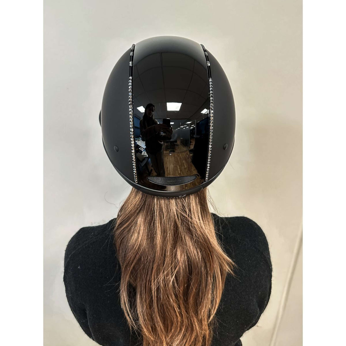 OneK Casco Avancé Lux Matt Glossy Top Negro