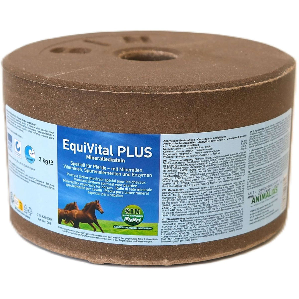 Animalixs Piedra de Lamer EquiVital Plus Marron