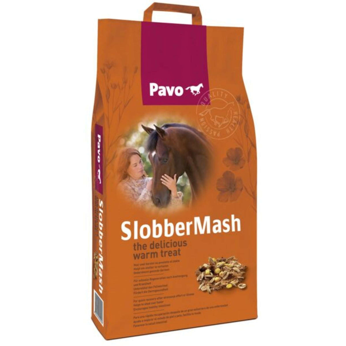 Pavo Concentrado Completo para Caballos Slobbermash