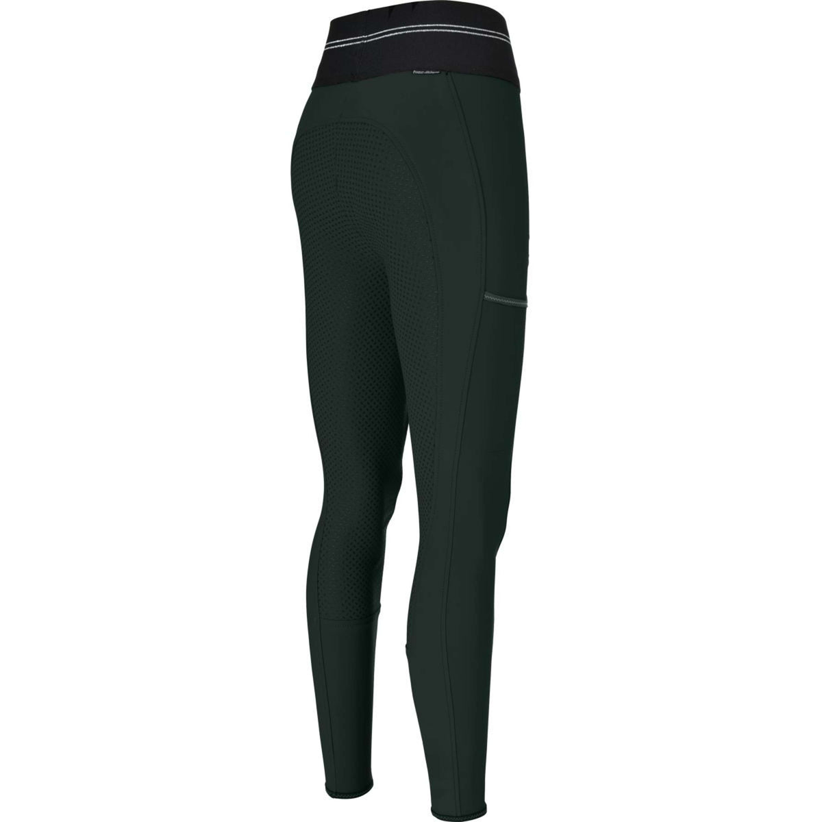Pikeur Legging de Equitación GIA Athleisure FG Verde Oscuro