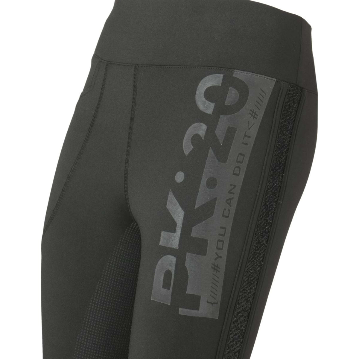 PK International Legging de Equitación Luxor Full Grip Onyx
