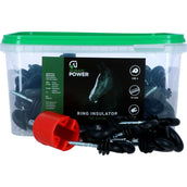 Agradi Power Ringisolatoren en un Cubo Accesorio de Taladro 100 piezas Negro