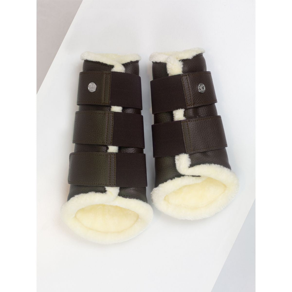 PS of Sweden Protectores de piernas Cafe Marron