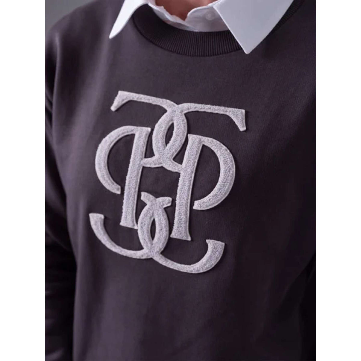 PS of Sweden Sweatshirt Karla Monogram Gris oscuro