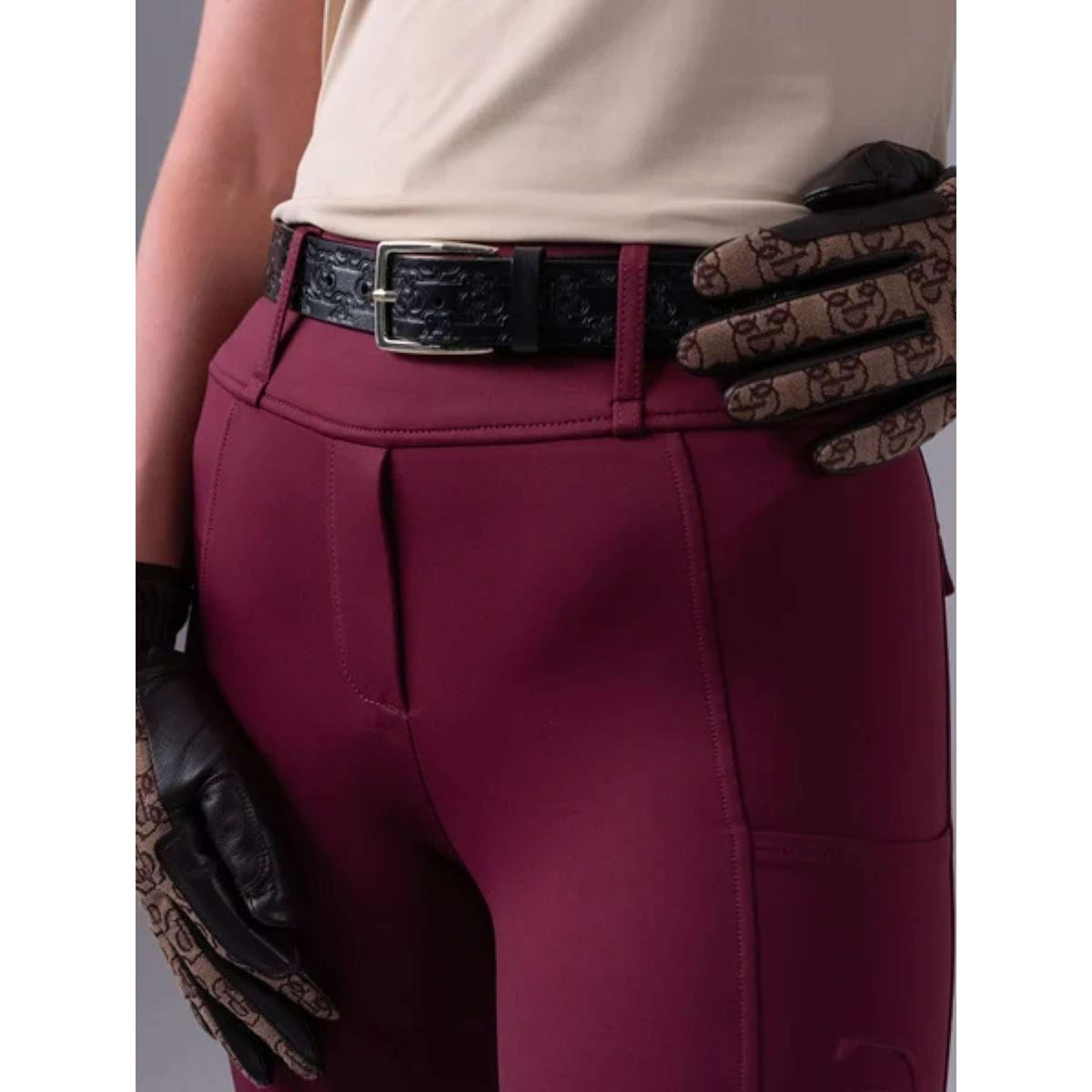 PS of Sweden Cinturón Monogram Leather Negro