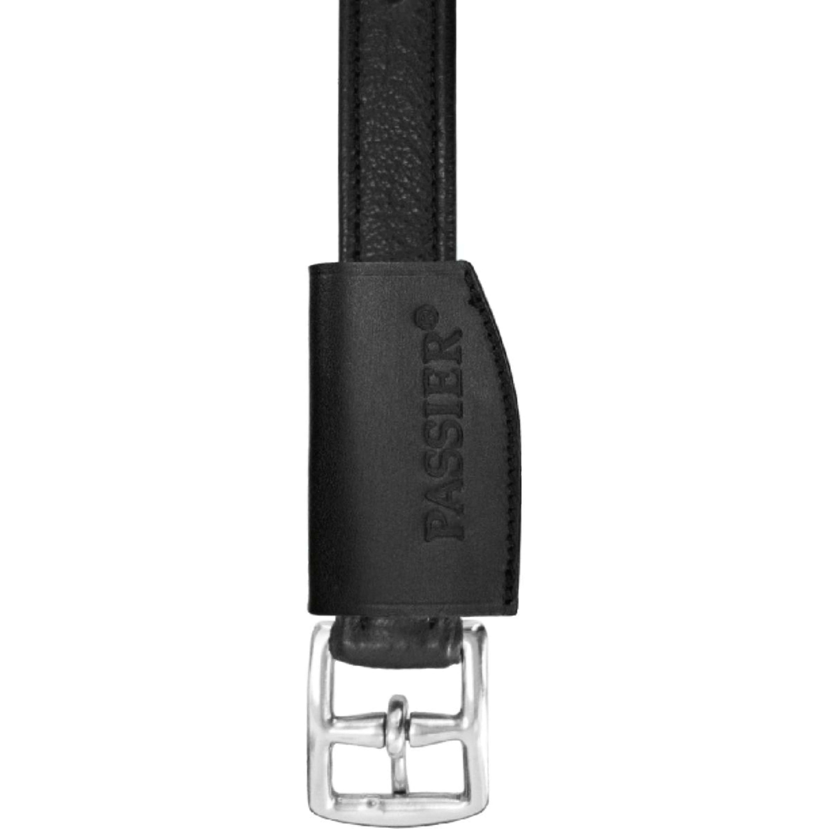 Passier Correas de estribo Velvet Touch Mono Negro Passier Correas de estribo Velvet Touch Mono Negro