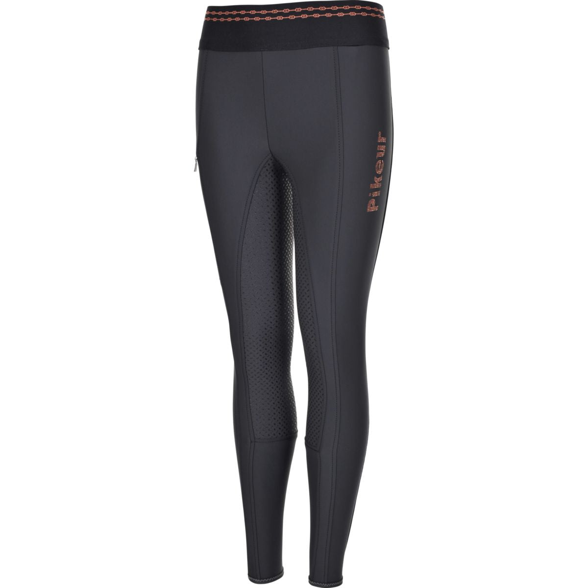 Pikeur Legging de Equitación IDA Athleisure FG Niños Dark Shadow/Rosegold