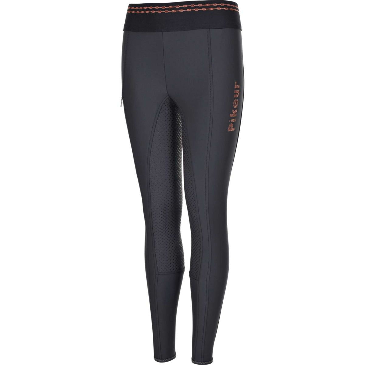 Pikeur Legging de Equitación IDA Athleisure FG Niños Dark Shadow/Rosegold